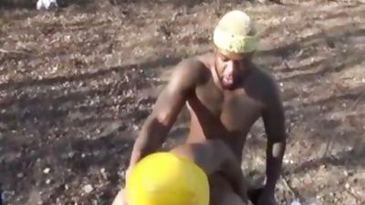 gay BBC Lumber Jack Workers, Big Cock, Black, Masturbating, Gay