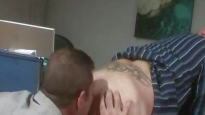 Unsuitable Nick and Ben nail in office, Blowjob, Daddies, Old Man