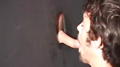 Luscious males have a enjoyment engulfing & slamming In Gloryhole, Anal, Blowjob, Gloryhole