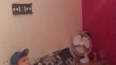 Young chav caught wanking. HOT CUMSHOT, Masturbating, Teen, Twinks, Caught