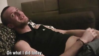 2 Straight British jocks paid for their loads, Amateur, Big Cock, College, Gay, Treasure Island Media