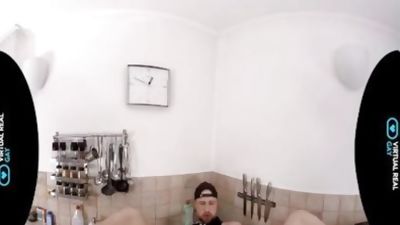 VirtualRealGay.com - The morning after, Anal, Big Cock, Facial