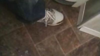 useing my phone as i cum on the floor in public bathroom, Big Cock, Pornstar, Hungarian