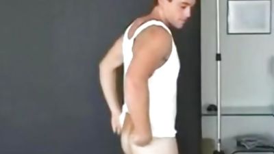 Aussie hot str8 guy Craig, Masturbating, Solo, Gay