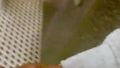 Big Black Dick In Public Restroom, Amateur, Black, Masturbating, Black Cock