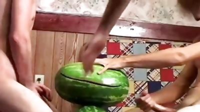 str8 boys fucking watermelons, Amateur, Big Cock, Brunette