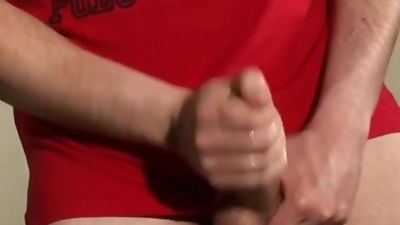 Filthy cockney whips his dick out for a wank, Amateur, European, Cumshot, Hard Brit Lads