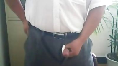 Chinese Dad, Asian, Handjob, Webcam, Chinese, Gay
