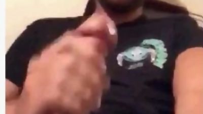 straight big dicked bearded man shoots a big load, Big Cock, Brunette, Closeup, Gay