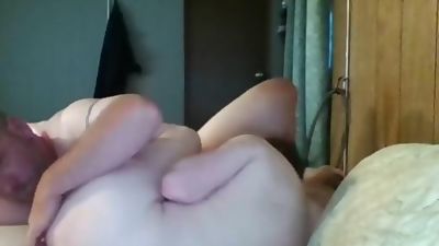 Michael's cum kissing creampie, 