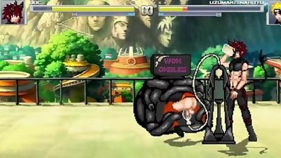 Mugen yaoi DDC vs Naruto, Blowjob, Fetish, Gay
