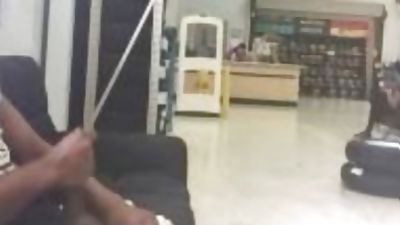 Duriel Hines - At Walmart Waiting on an Oil Change, Cumshot, Masturbating, Gay