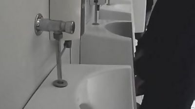 Daddies Cruising the Restroom, Amateur, Glasses, Masturbating