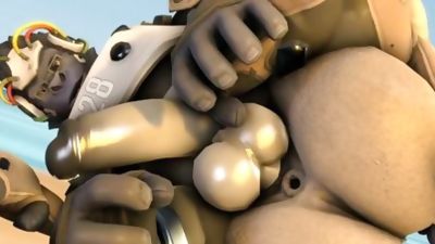 RTZERO -- Overwatch Bara (Winston and Roadhog) Year of the Pig PMV, Anal, Big Cock, Blowjob, Gay
