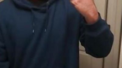 A little mirror jerk never hurt, Big Cock, Gay, Daddies