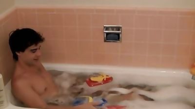 Gorgeous Zack Randall treats himself with a shave before tugging, Blowjob, Masturbating, Solo, Zack Randall, Zack Randall