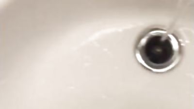 Huge Cum Shot Into Sink!, Amateur, Cumshot, Masturbating