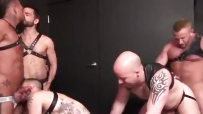 Piss Tub Orgy, Fetish, Hairy, Gay