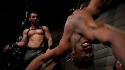 Leather Clad Arad Punishes his Sub, Big Cock, Hunks, BDSM, Arad Winwin