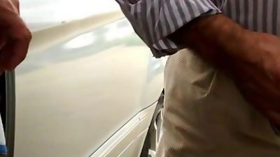 Older man fucking outdoors, Anal, Outdoor, Gay