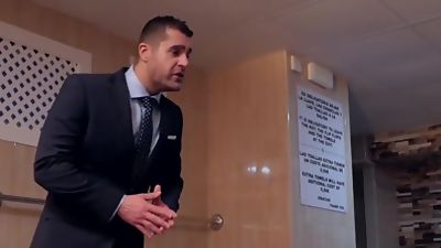 Pair of businessmen fuck inside of a hot pool together, Anal, Big Cock, Blowjob, Gay, Men At Play