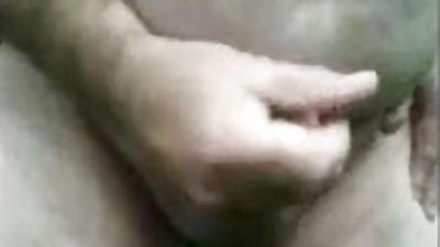 daddy Bear shoot lot of cum in the wood, Masturbating, Gay, Bears