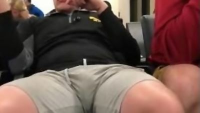 Spy beautifully beautiful boy in station with big bulge, Solo, Gay, Twinks