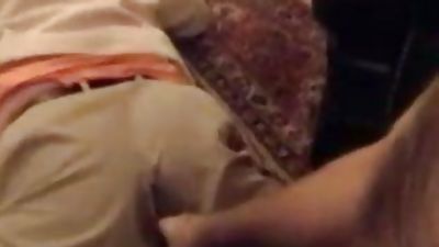 Bald Hairy Dad Couldn't Wait - CLOTHES ON BB-FINGERING-BB-BJ, Amateur, Blowjob, Hairy, Clothed, Gay