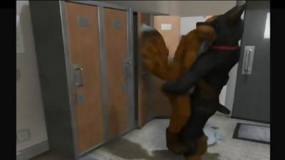 KLAUS AND SCOTTY BY H0RS3 FURRY YIFF ANIMATION, Anal, Big Cock, Cumshot