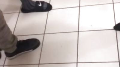 Getting that work in plugin bathroom, Amateur, Big Cock, Black