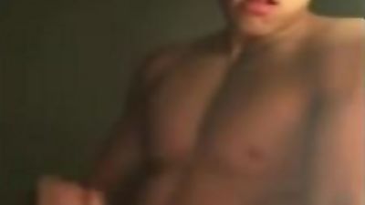 chinese cute bodbuilder jerk off 02, Amateur, Homemade, Masturbating