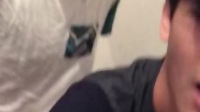 Quick fuck while family is getting ready outside of bedroom door, Amateur, Big Cock, Latina, Gay