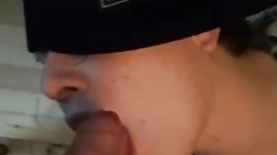 My cumshot in a mouth of a hot young boy after sucking my big uncut cock, Amateur, Big Cock, Blowjob, Gay