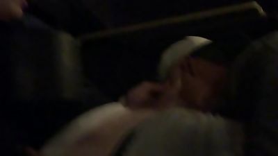 Boy gets me hard in an empty movie theater..., Amateur, Blowjob, Gay