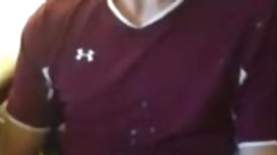 My Frat Bro shoots a load all over himself to pussy porn, Amateur, Big Cock, Masturbating