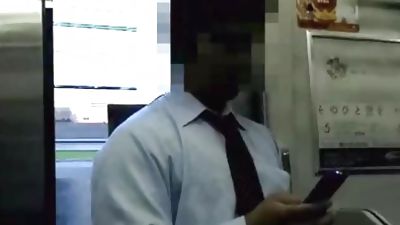 A day of the salaryman with a huge cock, Amateur, Cumshot, Handjob, Gay