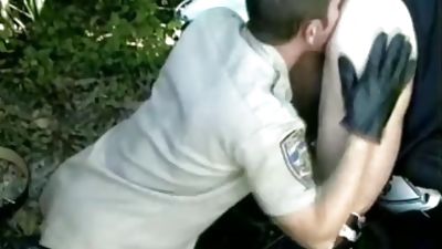 Blowjobs Cops Brian And Vincee, Big Cock, Blowjob, Handjob, Gay, Big Muscles Big Cocks