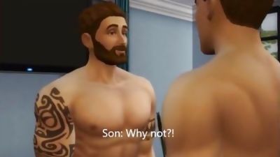 Bad Dad Fucks his son, Big Cock, Brunette, Lingerie