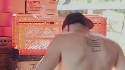 HotHouse Fit Warehouse Workers Fuck On Security Cam, Anal, Blowjob, Handjob, Zander Lane, Arad Winwin