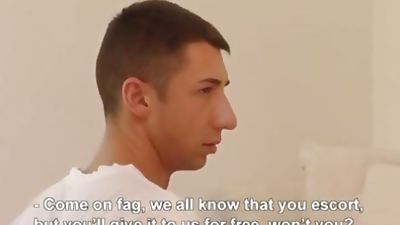 Italian escort gets two cocks, Amateur, Anal, Gay