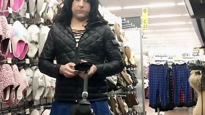 Cd Crossdresser in public, Outdoor, Crossdresser, Gay