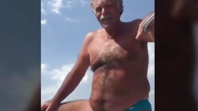 Fishing with grandpa, Bikini, Old And Young, Outdoor