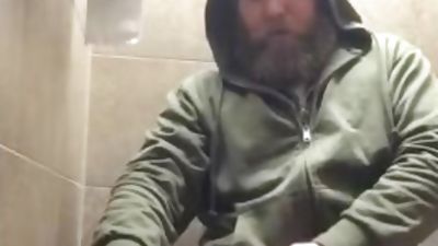 truck stop stall cum, Cumshot, Fetish, Masturbating