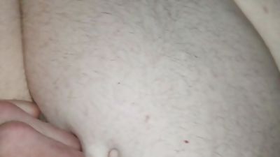 Chub getting both holes filled at once., Anal, Ass, Blowjob
