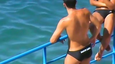 Skimpy speedos italians Alexx 02of06, Bikini, Outdoor, Hunks