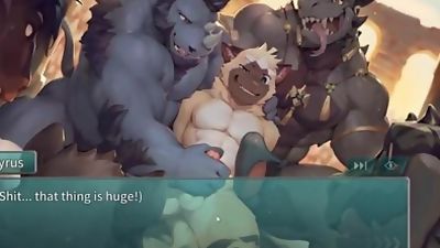 Cyrus' Punishment. gay furry. KemoColiseum., Gay, Muscle, Punishment