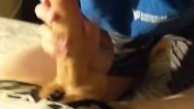 Cock worshiping college boy takes dick on demand, Big Cock, Blowjob, Brunette