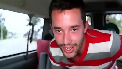 BAIT BUS - Dude With Dick Piercing Gets Ass On The Bait Bus, Ass, Piercing, Reality, Bait Bus