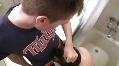 Fuck in the shwer, Ass, Handjob, Ass Licking