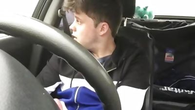 Ben fisher jerking in car amateur, Amateur, European, Masturbating, Gay